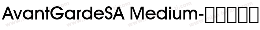 AvantGardeSA Medium字体转换